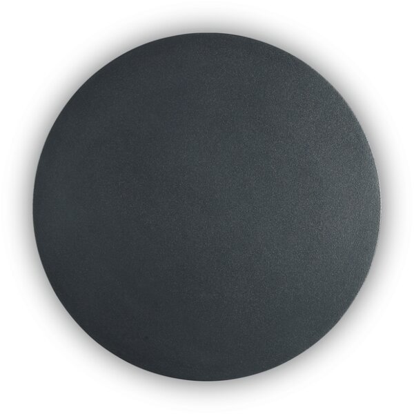 Nástěnné svítidlo Ideal lux 195759 COVER AP1 ROUND BIG NERO 1xLED 11W / 1112lm 3000K černá