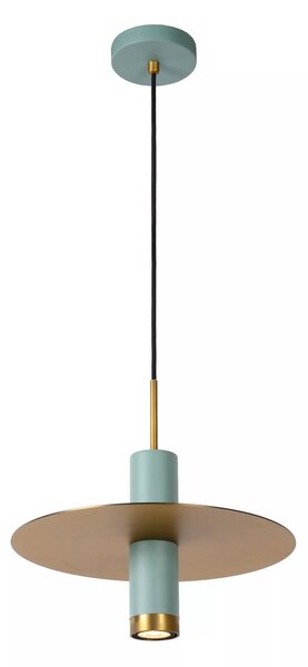 LUCIDE Závěsné svítidlo SELIN průměr 35 cm - 1xGU10 - Turquoise