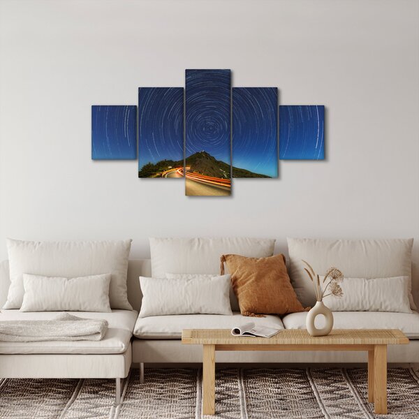 Obraz rotujících hvězd (125x70 cm)
