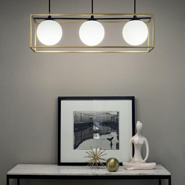 Závěsné svítidlo Ideal lux 198125 Lingotto SP3 3xE14 40W černá