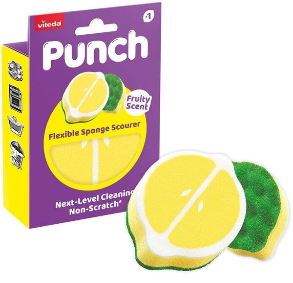 Punch Lemon Flexibilní houbička 1 ks VILEDA 182804