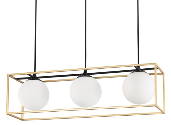 Závěsné svítidlo Ideal lux 198125 Lingotto SP3 3xE14 40W černá