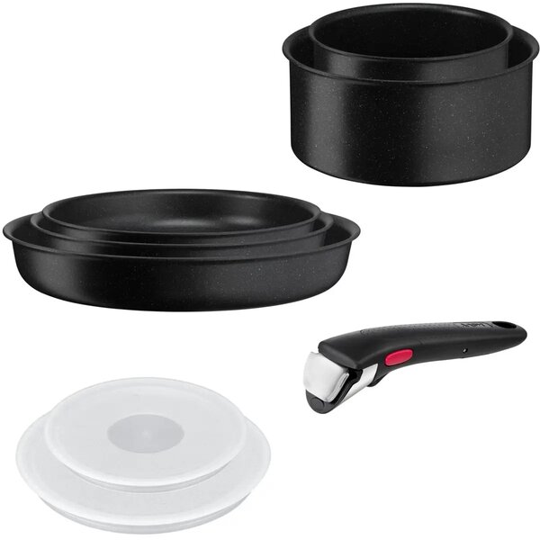 Ingenio Black Stone Sada nádobí, 8 ks TEFAL L3998802