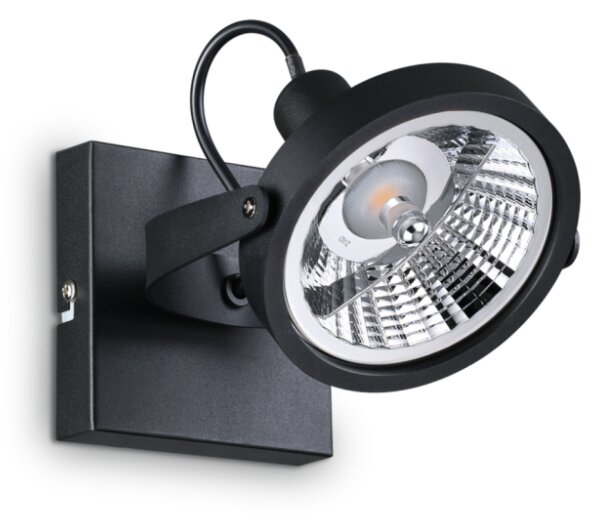 Stropní svítidlo Ideal lux 200231 Glimt PL1 NERO 1xGU10 50W černá