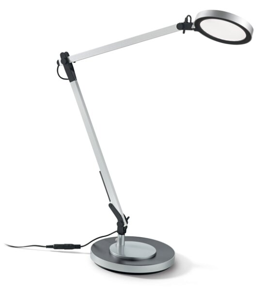 Stolní lampa Ideal lux 204895 FUTURA TL1 ALLUMINIO 1xLED 10W / 600Lm 4000K hliník