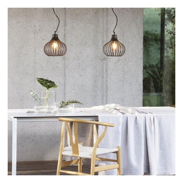 Závěsné svítidlo Ideal lux 205281 ONION SP1 D23 1xE27 60W hnědá
