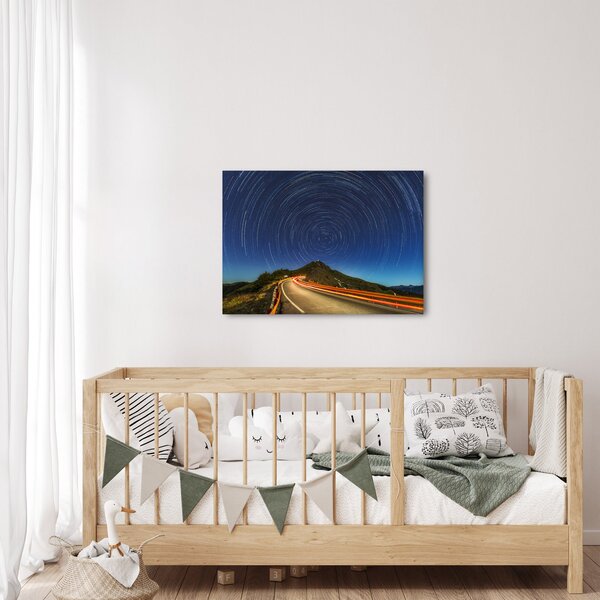 Obraz rotujících hvězd (70x50 cm)