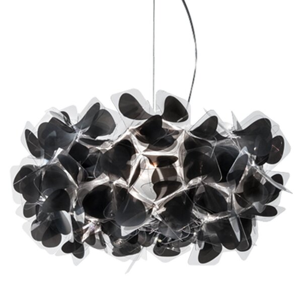 Závěsná svítidlo Slamp, Clizia Mama Non Mama, stmívatelné, Černá, Obývací pokoj, Plast, Design