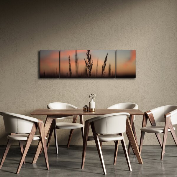 Obraz - Silueta rostliny (170x50 cm)