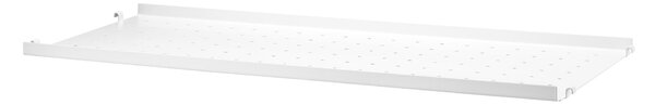 STRING Nízká kovová police Metal Shelf Low 78 x 30, White