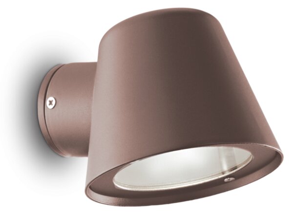 IdealLux 213095 GAS AP1 venkovní nástěnné svítidlo GU10 1x28W IP43 kávová