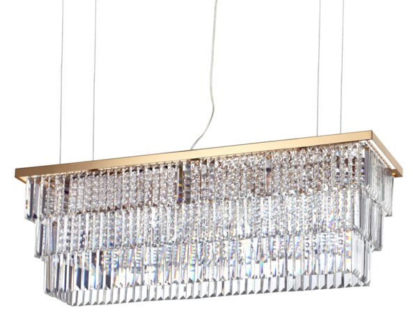 Závěsné svítidlo Ideal lux 213583 MARTINEZ SP8 ORO 8xE14 40W zlato
