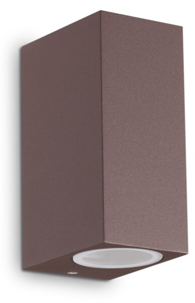 Exteriérové ​​nástěnné svítidlo Ideal lux 213354 UP AP2 COFFEE 2xG9 15W IP44