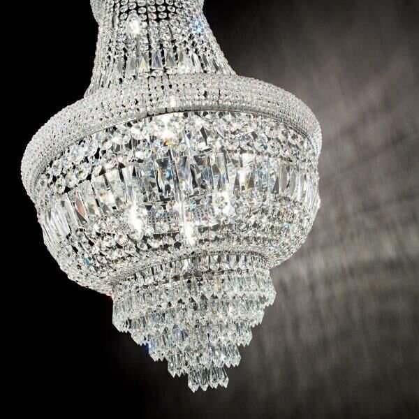 Závěsné svítidlo / Luster Ideal lux 215969 DUBAI SP10 CROMO 10xE14 40W chrom