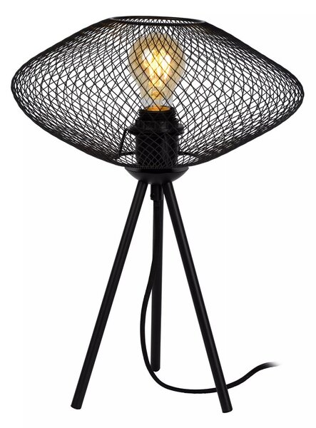 LUCIDE Stolní lampa MESH průměr 30 cm - 1xE27 - Black