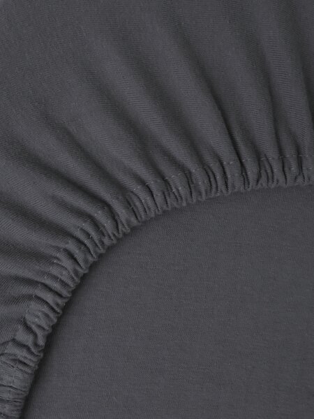 Jersey prostěradlo do postýlky Classic 60 x 120 cm – tmavě šedá