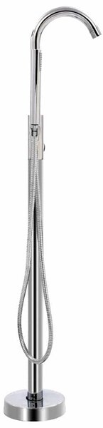 Volně stojící vanová baterie nerezová ocel 118,5 cm 145091