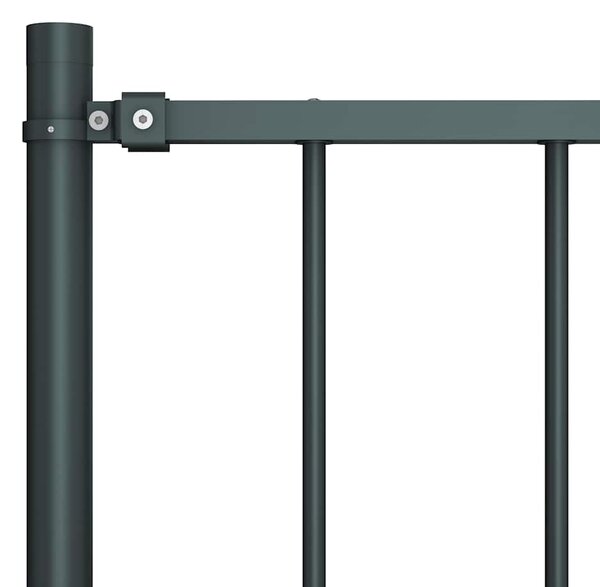 Plotový panel Woerden se sloupky ocelový 1,7x0,75 m antracitový 145212