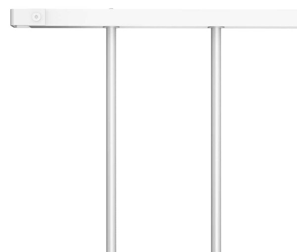 Plotový panel Woerden práškově lakovaná ocel 163x117 cm bílý 145226