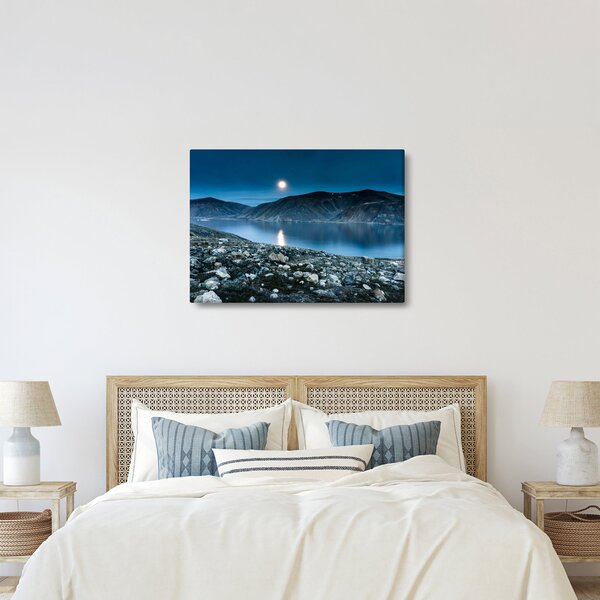 Obraz noční krajiny, Island (70x50 cm)