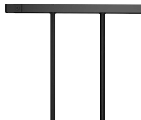 Plotový panel Woerden práškově lakovaná ocel 163x100 cm černý 145219