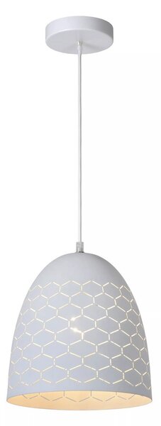 LUCIDE Závěsné svítidlo GALLA průměr 25 cm - 1xE27 - White