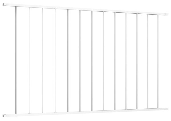 Plotový panel Woerden práškově lakovaná ocel 163x75 cm bílý 145224