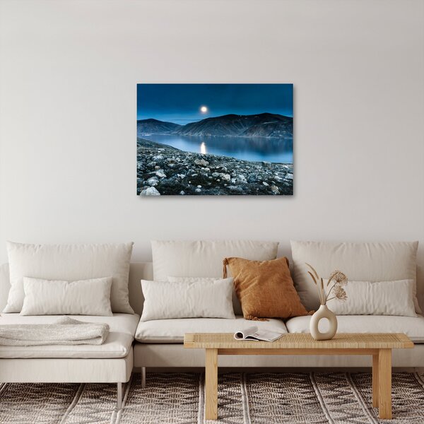 Obraz noční krajiny, Island (70x50 cm)
