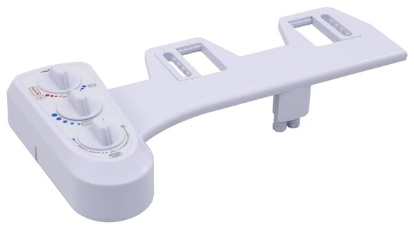 Přídavný bidet na WC sedátko teplá/studená voda dvojitá tryska 145292