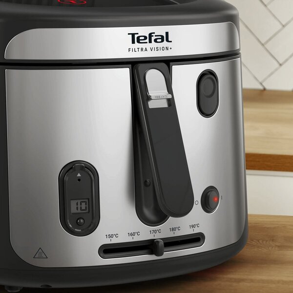 Filtra Vision+ Olejová fritéza, černá TEFAL FF2588E0