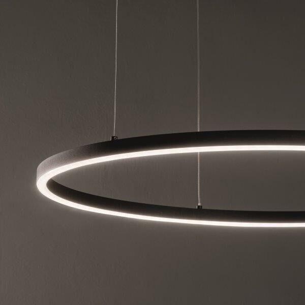 IdealLux 229478 ORACLE SLIM D90 závěsné LED svítidlo 48W 3000lm 3000K IP20 bílá
