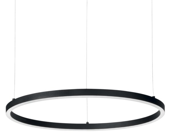 IdealLux 229515 ORACLE SLIM D700mm závěsné LED svítidlo 38W 4300/2220lm 3000K IP20 černá