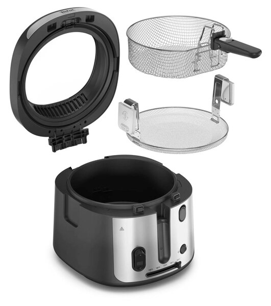 Filtra Vision+ Olejová fritéza, černá TEFAL FF2588E0