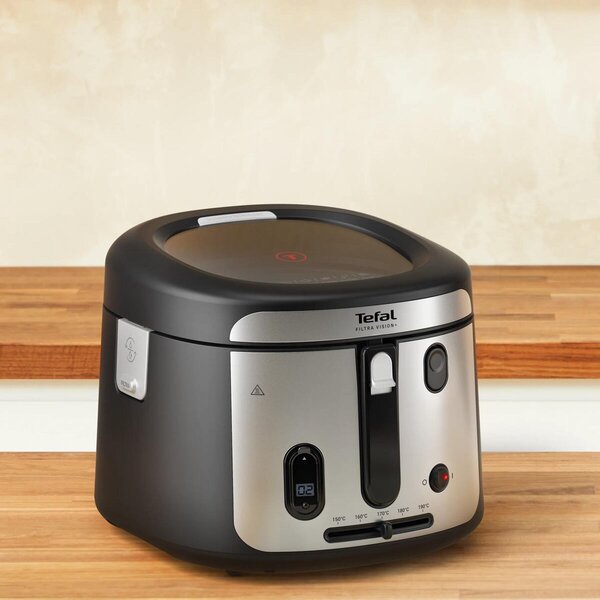 Filtra Vision+ Olejová fritéza, černá TEFAL FF2588E0