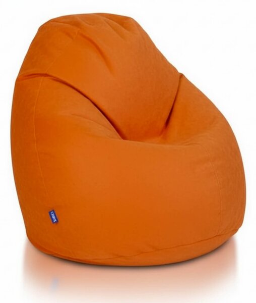 Sedací pytel Primabag Mega Sako plyš oranžová