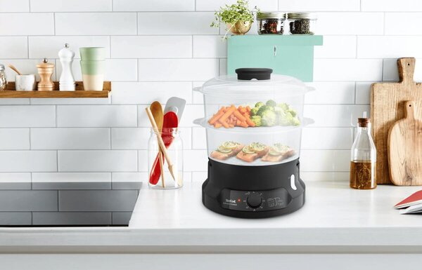 Mini Compact Parní hrnec 6 l, černý TEFAL VC139810