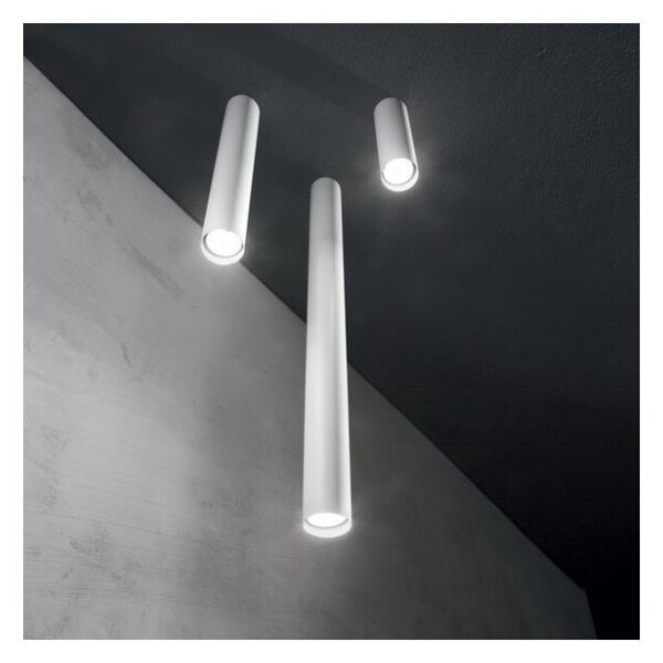 Ideal Lux 233215 LOOK stropní povrchové bodové svítidlo 1xGU10 D60mm bílá