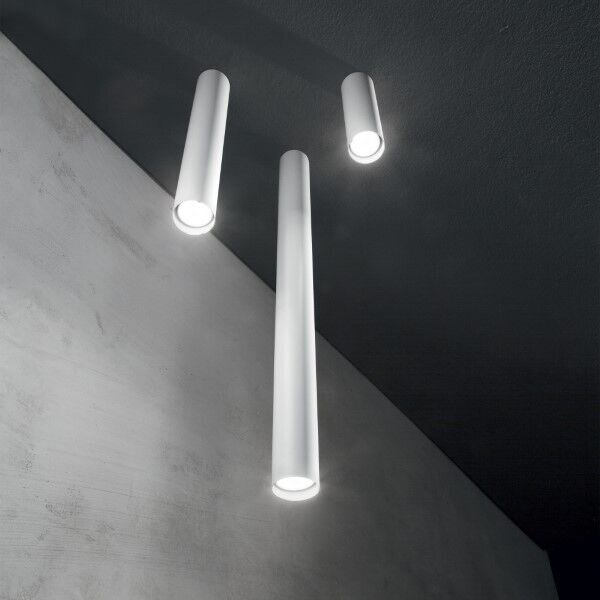 Ideal Lux 233352 LOOK stropní povrchové bodové svítidlo 1xGU10 D60mm bílá