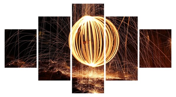 Obraz - Malování světlem (125x70 cm)