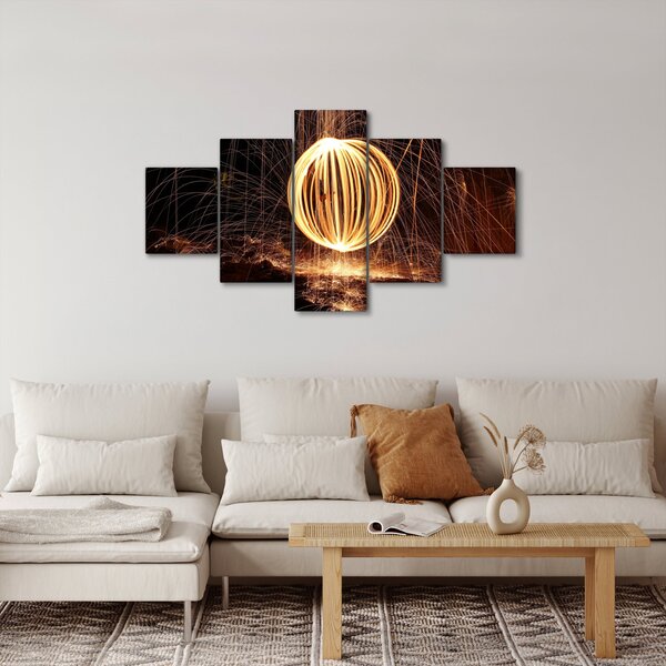 Obraz - Malování světlem (125x70 cm)