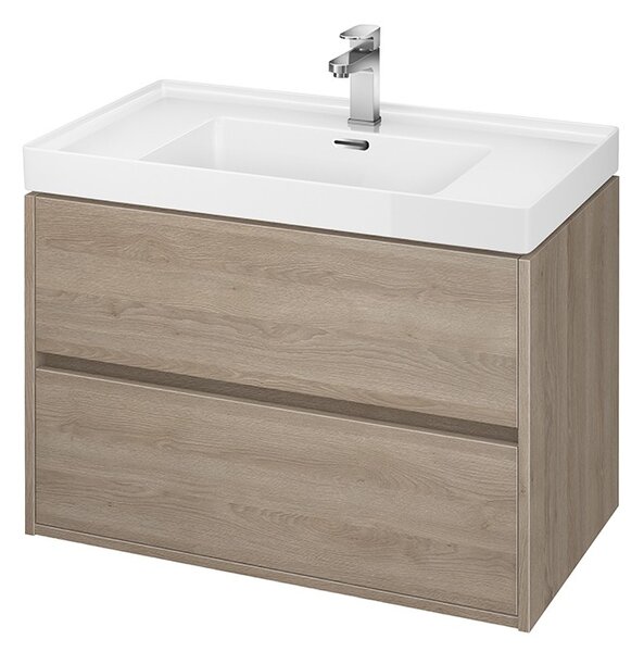 Cersanit Crea - závěsná skříňka pod umyvadlo 80cm, dub, S924-009