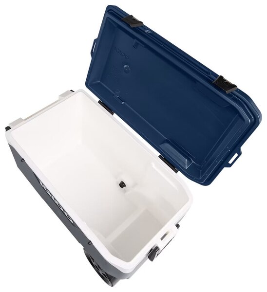 MaxCold Latitude 90 Pasivní chladicí box na kolečkách 85 l, šedá/modrá IGLOO 97000035173
