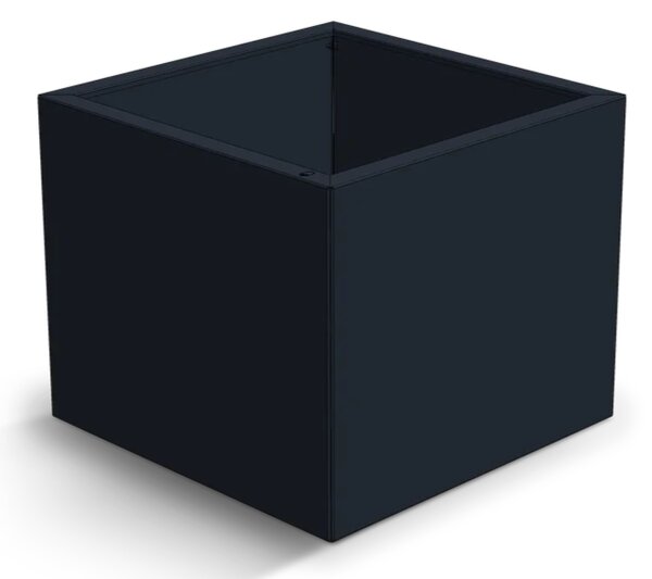 Cube Zahradní květináč 60 x 60 x 50 cm, nerezový, antracit CORGARDEN 1087