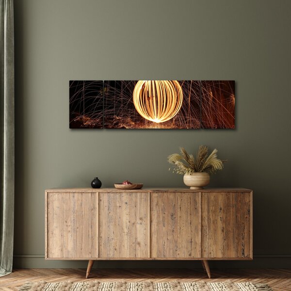 Obraz - Malování světlem (170x50 cm)
