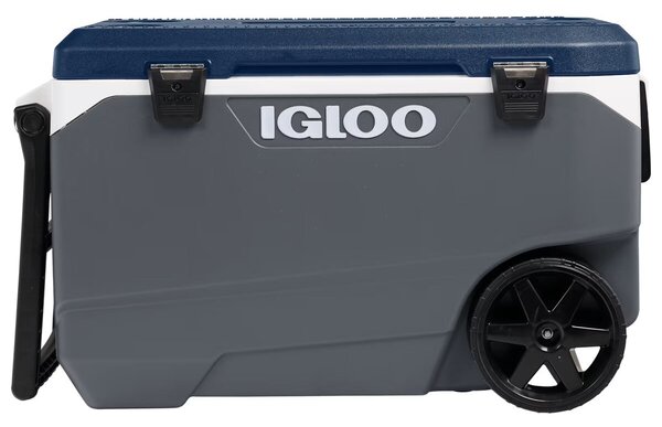 MaxCold Latitude 90 Pasivní chladicí box na kolečkách 85 l, šedá/modrá IGLOO 97000035173