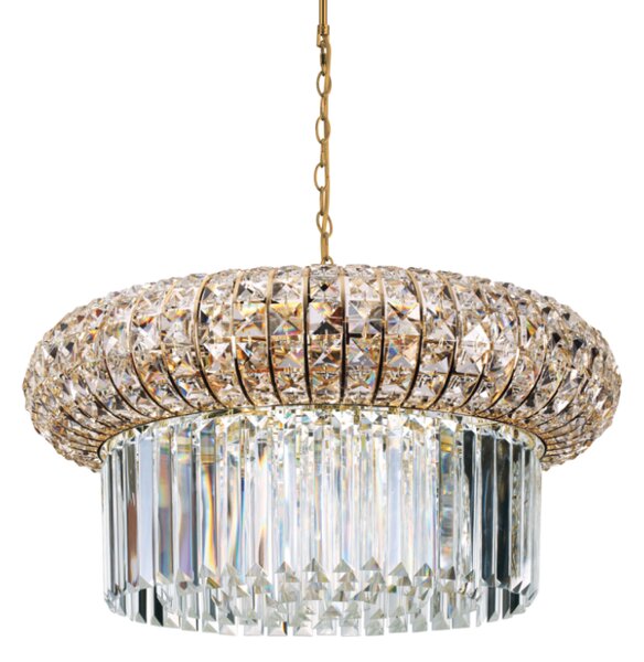 IdealLux 237794 NABUCCO SP12 závěsné svítidlo / lustr E14 12x40W IP20 zlatá
