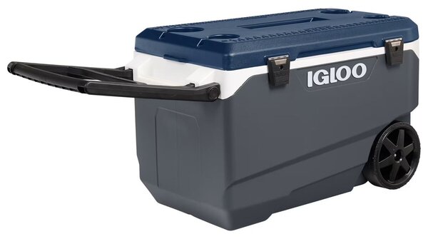 MaxCold Latitude 90 Pasivní chladicí box na kolečkách 85 l, šedá/modrá IGLOO 97000035173