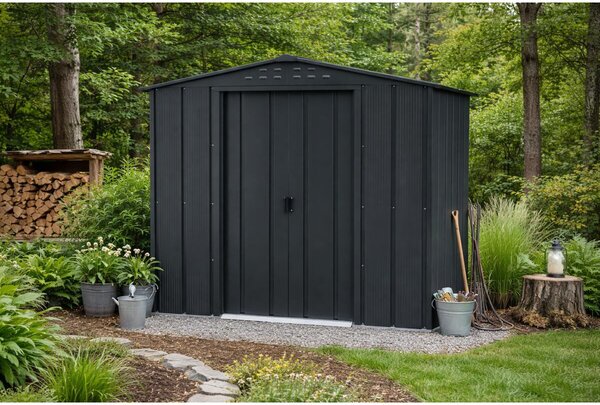 Riverton Top Zahradní domek 2,5 m² + podlahové profily, antracit DURAMAX 50013