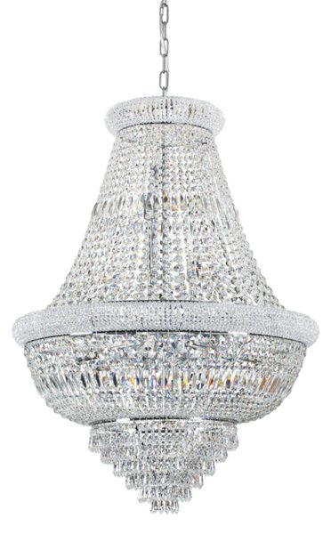 IdealLux 243597 DUBAI SP24 závěsné svítidlo E14 24x40W IP20 chrom