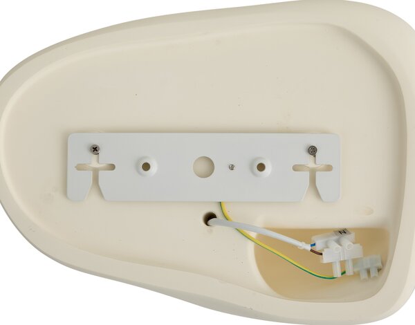 Japandi nástěnná lampa krémová 30cm - Pietra